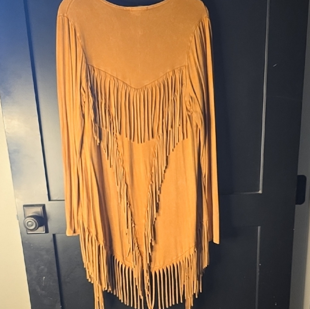 T Party Fringe Cardigan